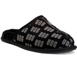 UGG Logo Pearle Slippers- Black/Grey